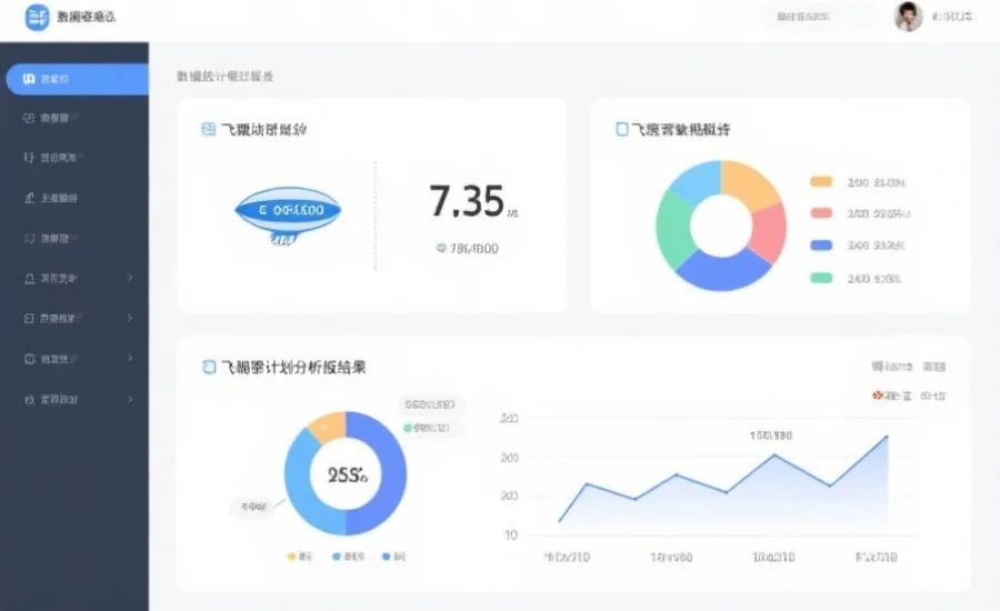 数据统计报表界面
